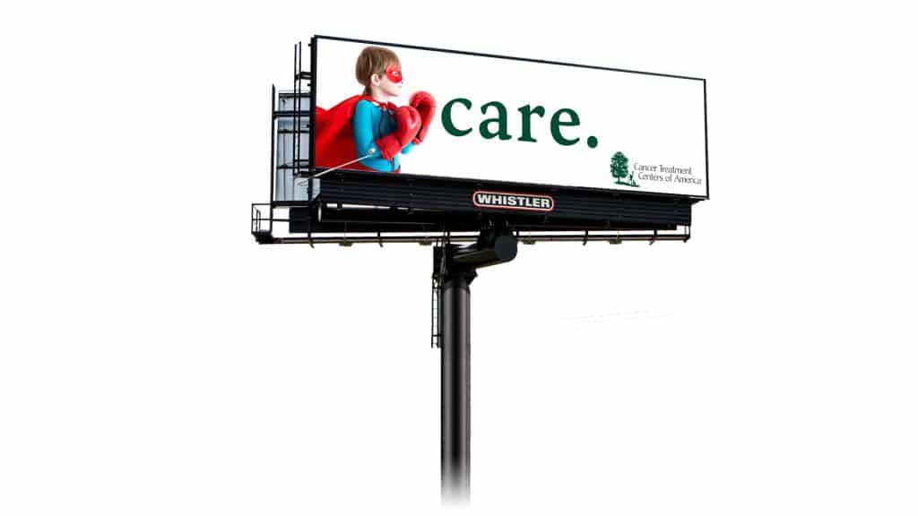 cancer treatment center of america healthcare billboard